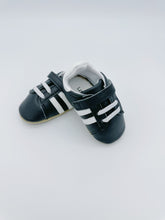 Sporty Black Baby Leather Flat Shoes