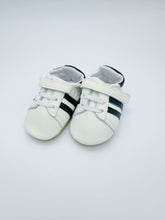 Sporty White Baby Leather Flat Shoes