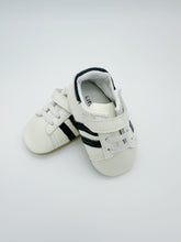 Sporty White Baby Leather Flat Shoes