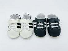 Sporty White Baby Leather Flat Shoes