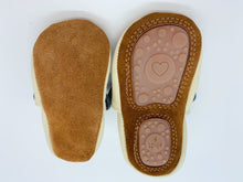 Bow Gold Baby Leather Flat Shoes