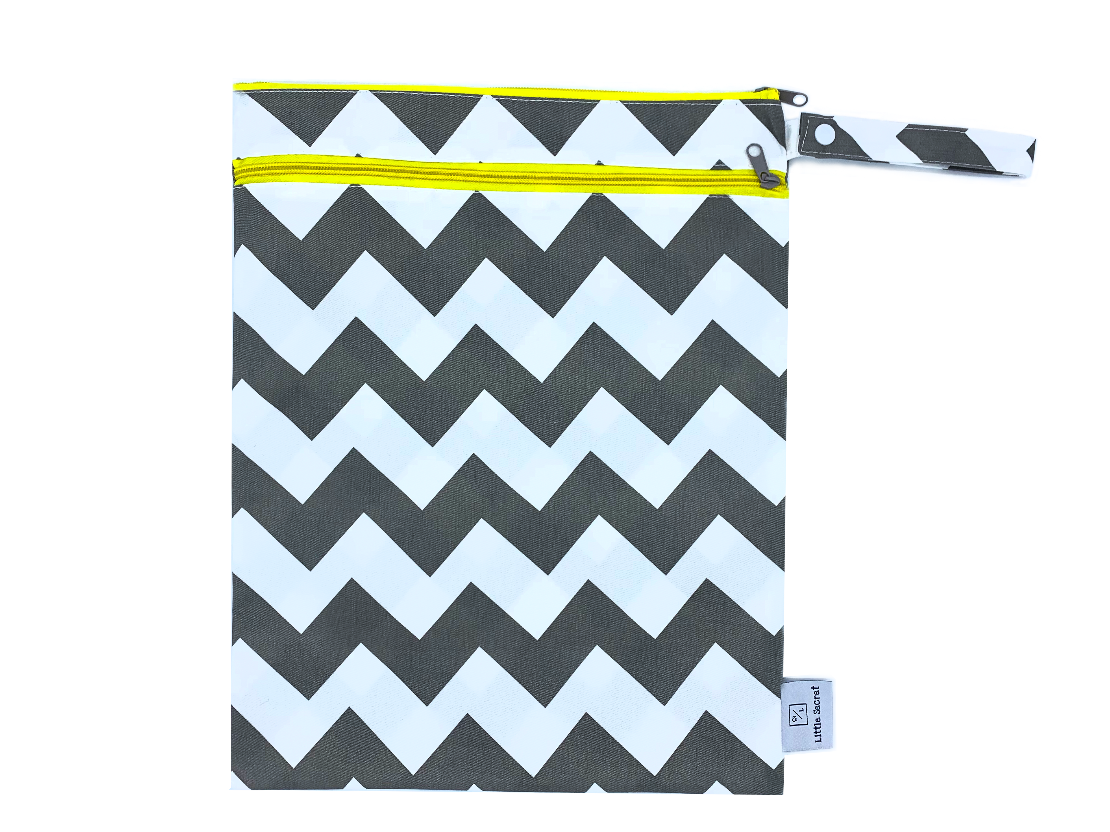 little-secret-garment - Wet & Dry Bag Gray Chevron