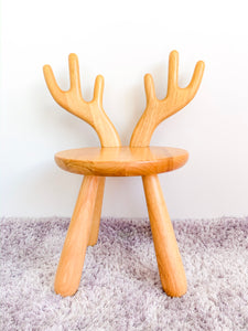 Solid Wood Kids Furniture Zoo Moose Chair